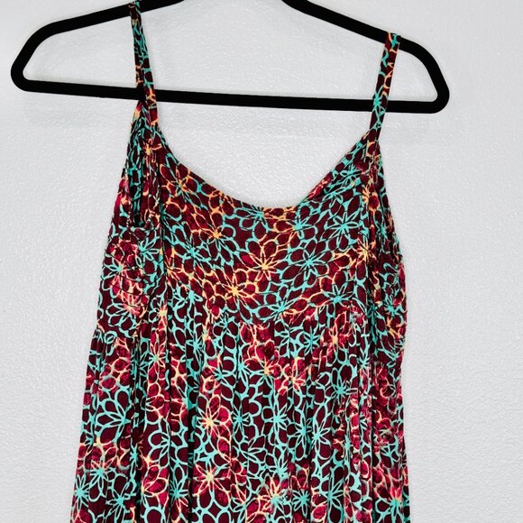 Anthropologie Women's Printed Smocked Button Front Lounge Jumpsuit  SZ LG - Picture 7 of 15